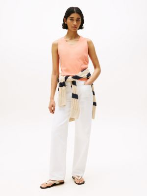 トップス yyy Drapey V-Neck Tank Top | Tommy Hilfiger USA