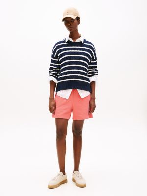 Brushed-Back Terry 5" Short, Peach Dusk