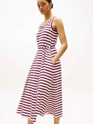Sleeveless Stripe Maxi Dress | Tommy Hilfiger