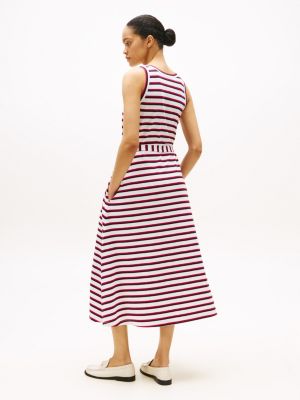 Sleeveless Stripe Maxi Dress | Tommy Hilfiger USA