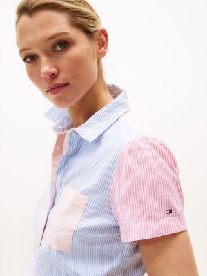 Multistripe Puff-Sleeve Shirt | Tommy Hilfiger USA