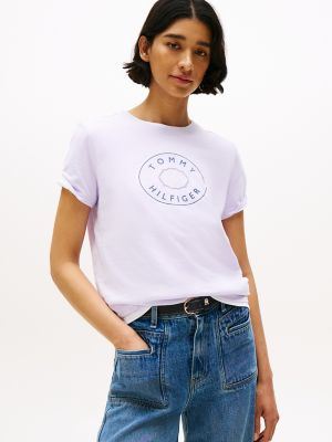 Circle Logo T-Shirt, Lilac Sprig