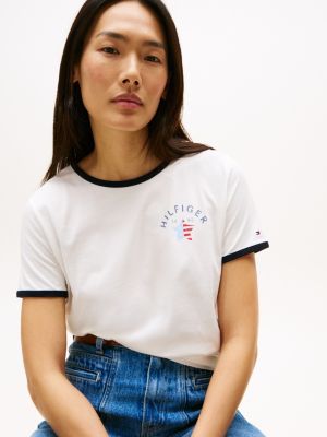 とみーっ Hilfiger Star Logo Ringer T-Shirt | Tommy Hilfiger USA