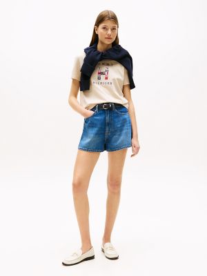 Ameri♡ SIDE EMBROIDERY OVER LOGO TEE Ameri♡ SIDE EMBROIDERY OVER LOGO TEE SIDE EMBROIDERY OVER