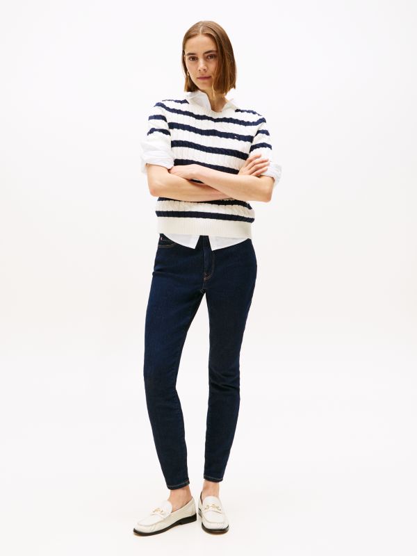 All-Day Sculpt Denim Skinny Jean — Rinse Blue