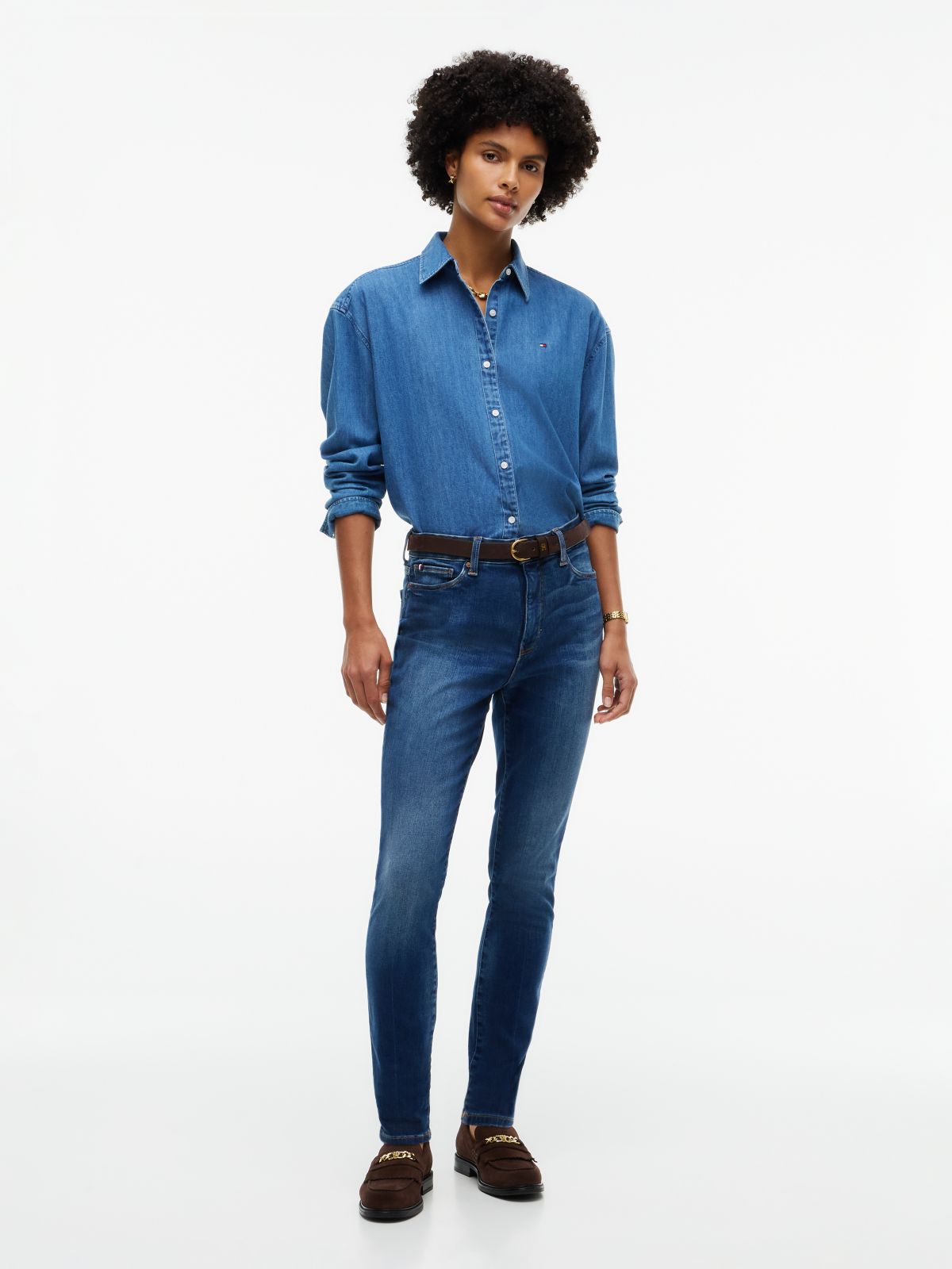 All-Day Sculpt Denim Skinny Jean — Dark Wash