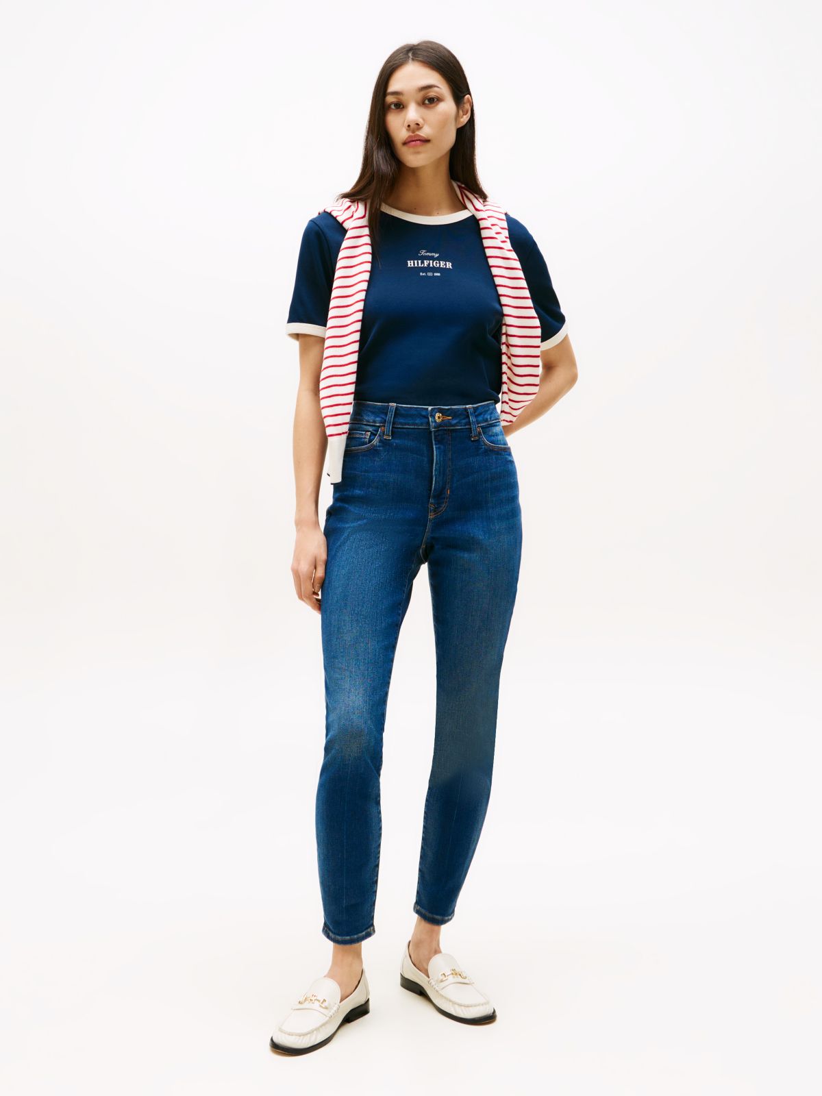 All-Day Sculpt Denim Skinny Jean — Dark Wash