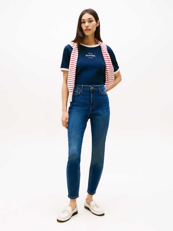 All-Day Sculpt Denim Skinny Jean — Dark Wash