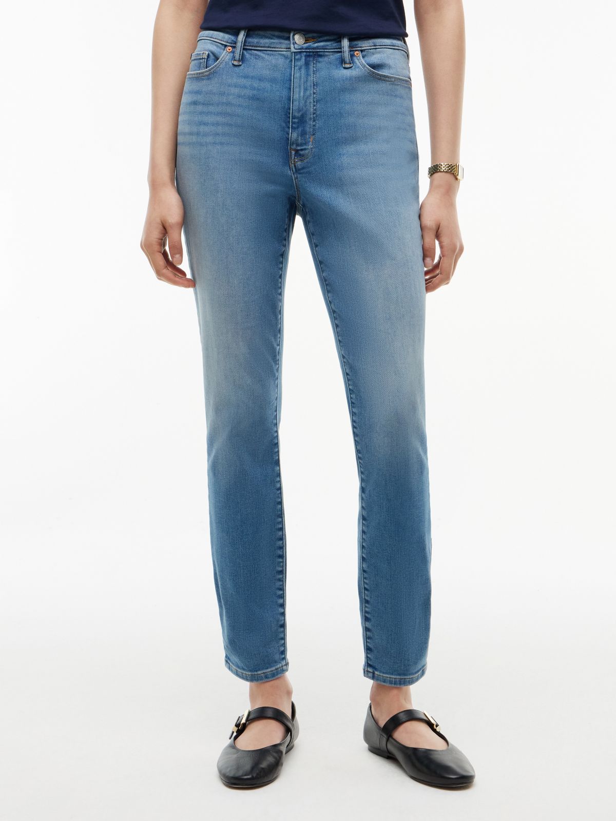 All-Day Sculpt Denim Skinny Jean — Medium Wash