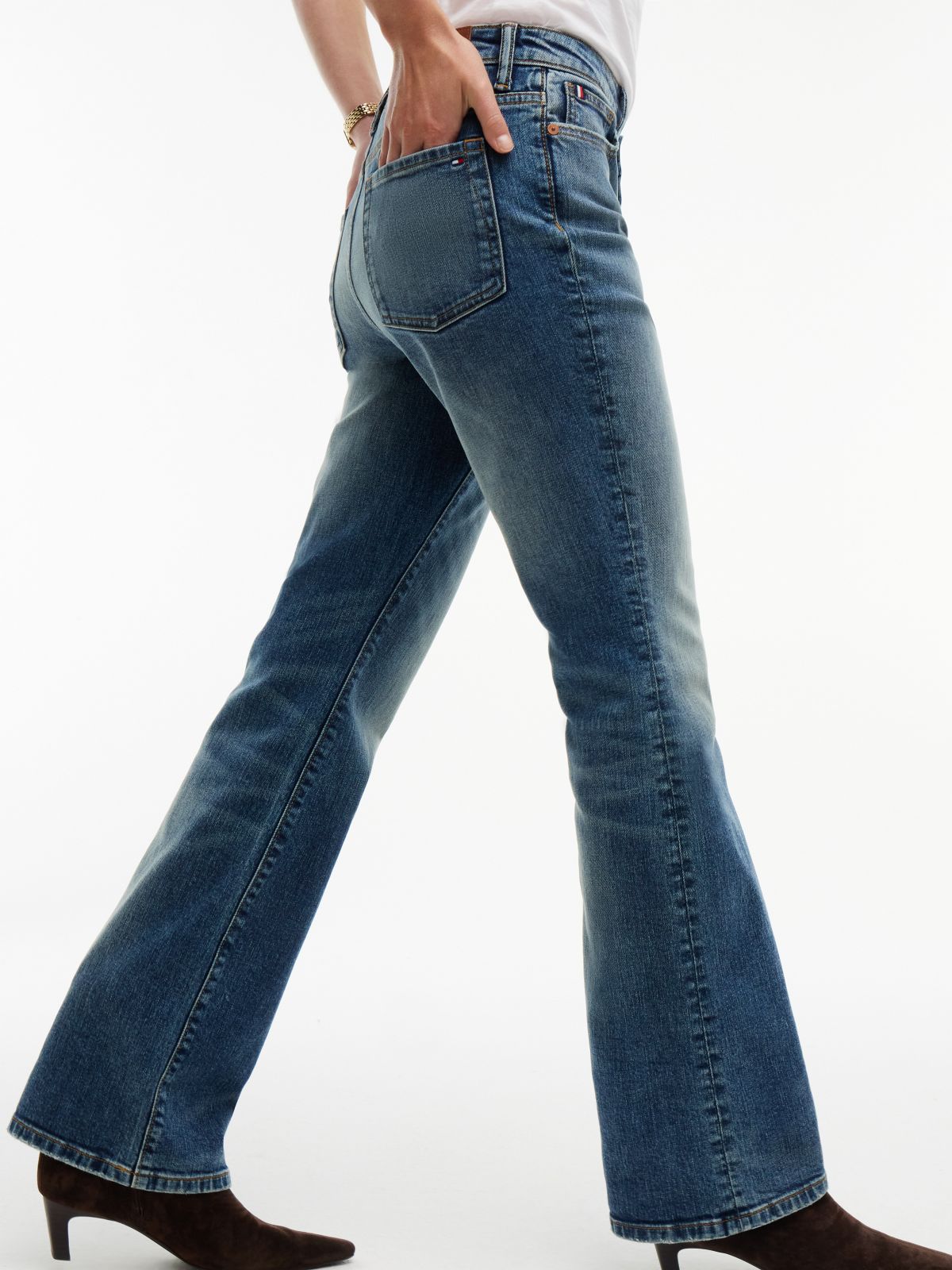 All-Day Sculpt Denim Bootcut Jean — Dark Wash