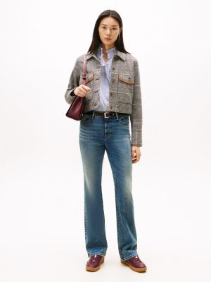 Mid-Rise Stretch Bootcut Jean, Dark Wash