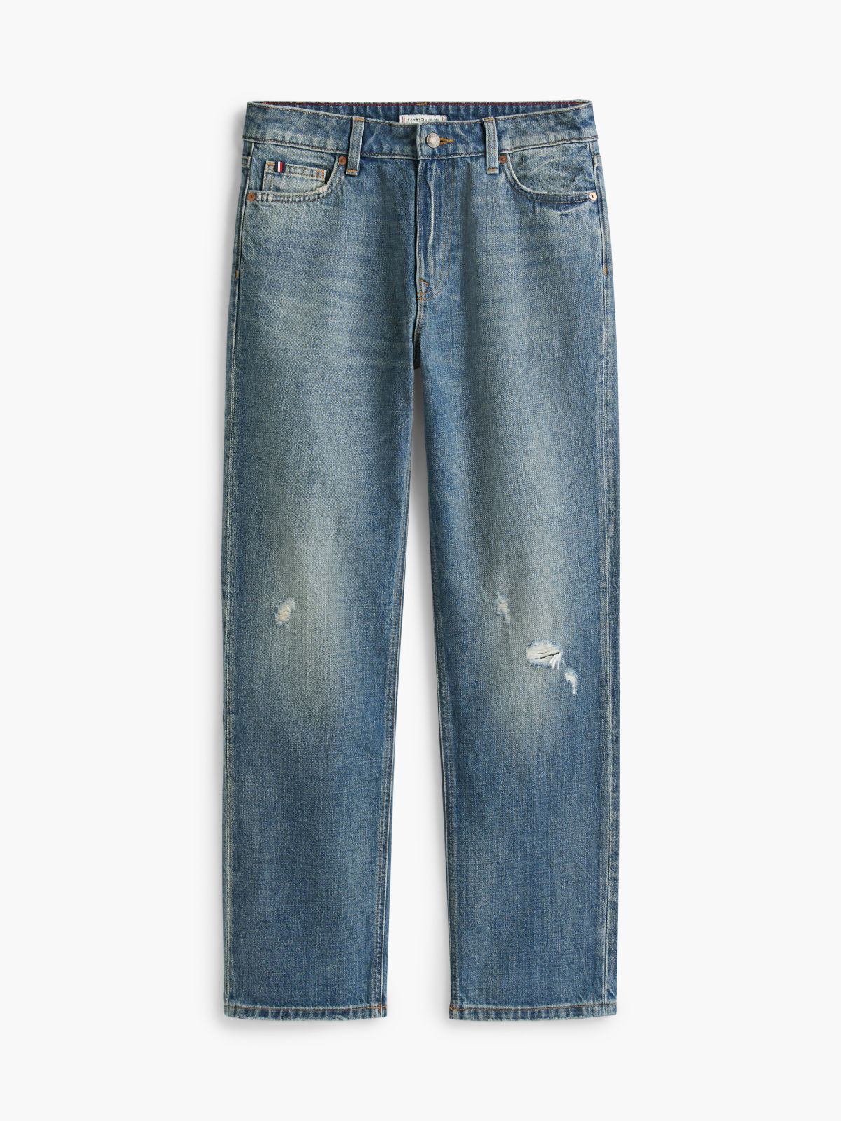 High-Rise Classic Straight Jean — Medium Dark Wash