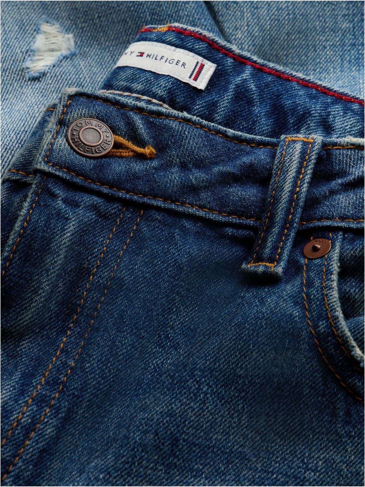 High-Rise Classic Straight Jean — Medium Dark Wash