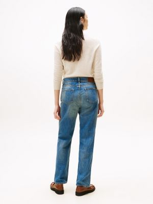 High-Rise Classic Straight Jean | Tommy Hilfiger