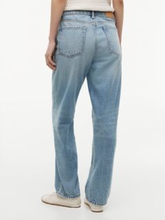 High-Rise Classic Straight Jean — Medium Light Wash 4