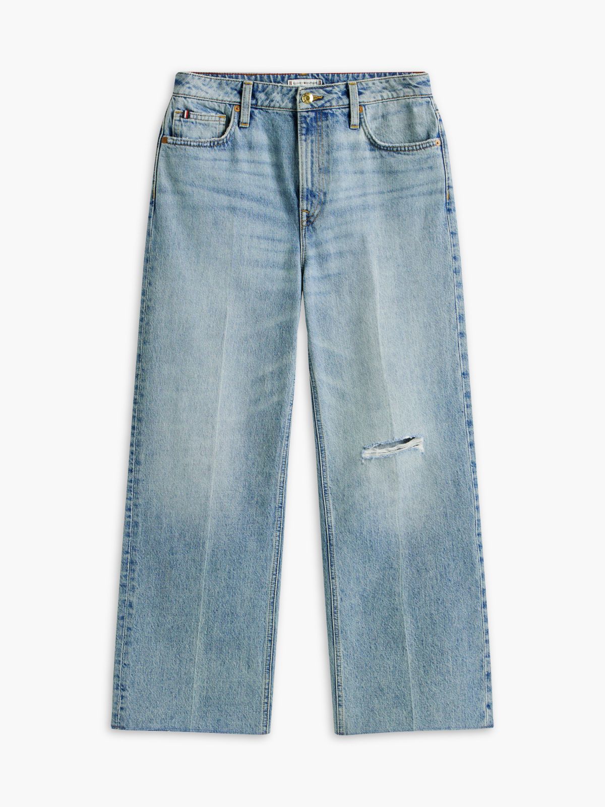 High-Rise Modern Wide Leg Jean — Medium Wash