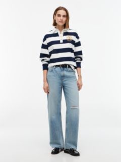 High-Rise Modern Wide Leg Jean — Medium Wash 2