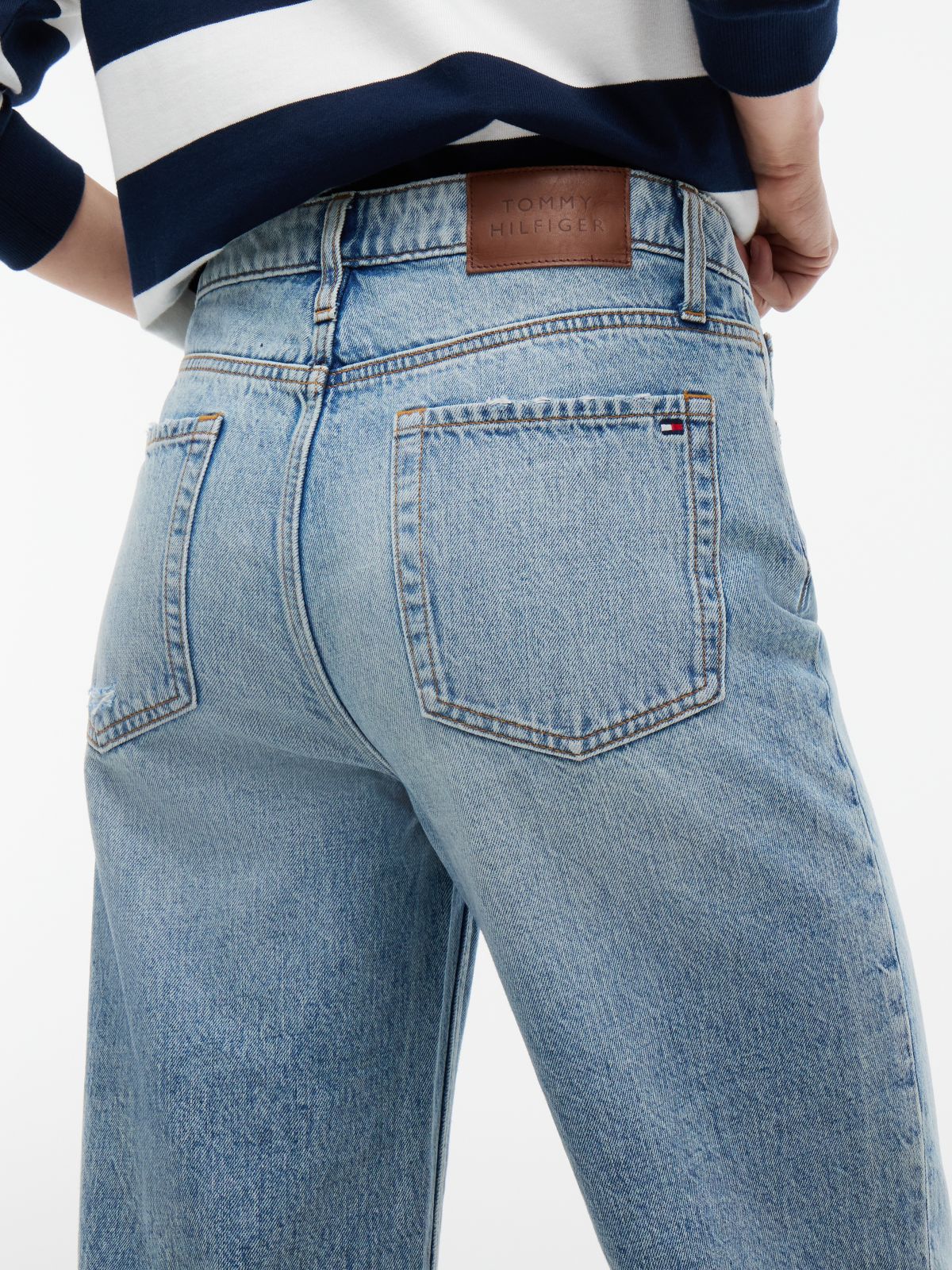 High-Rise Modern Wide Leg Jean — Medium Wash