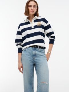 High-Rise Modern Wide Leg Jean — Medium Wash 5
