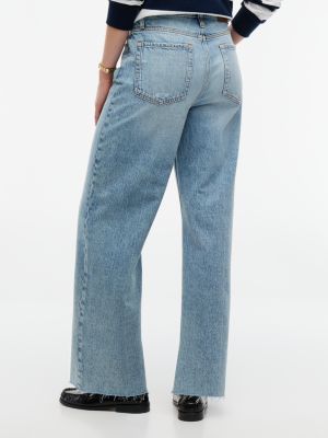 Женские джинсы Tommy Hilfiger High-Rise Modern Wide Leg, цвет: Средняя варка — фото 6