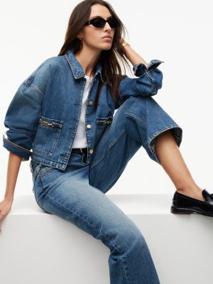 Женские джинсы Tommy Hilfiger High-Rise Modern Wide Leg Jean — фото 5