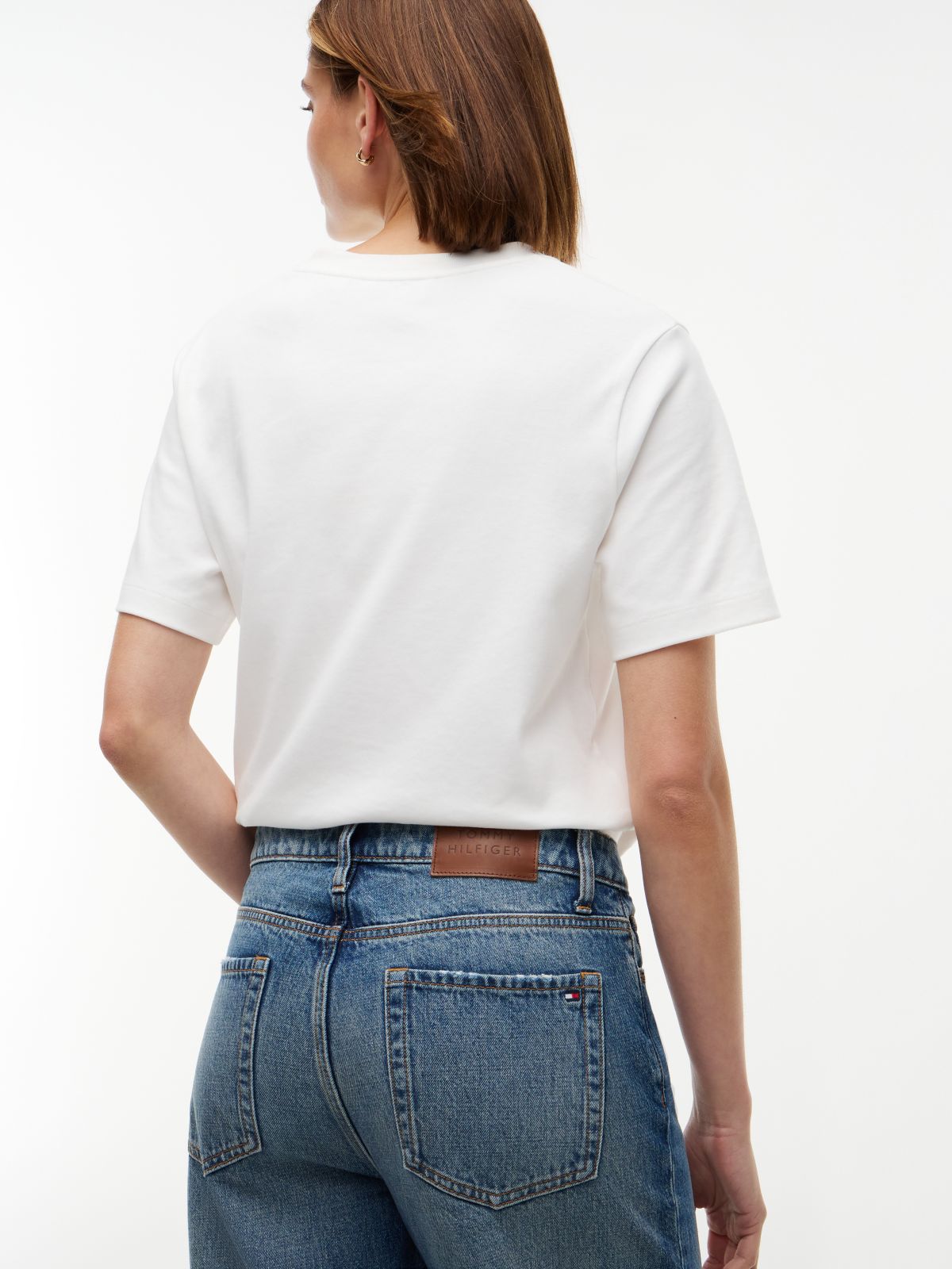 High-Rise Modern Wide Leg Jean — Medium Wash