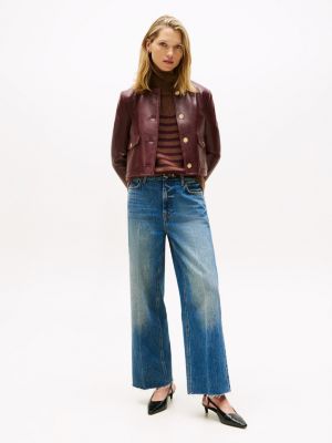 High-Rise Modern Wide Leg Jean, Medium Wash