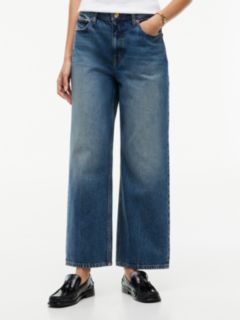 High-Rise Modern Wide Leg Jean — Medium Wash 1