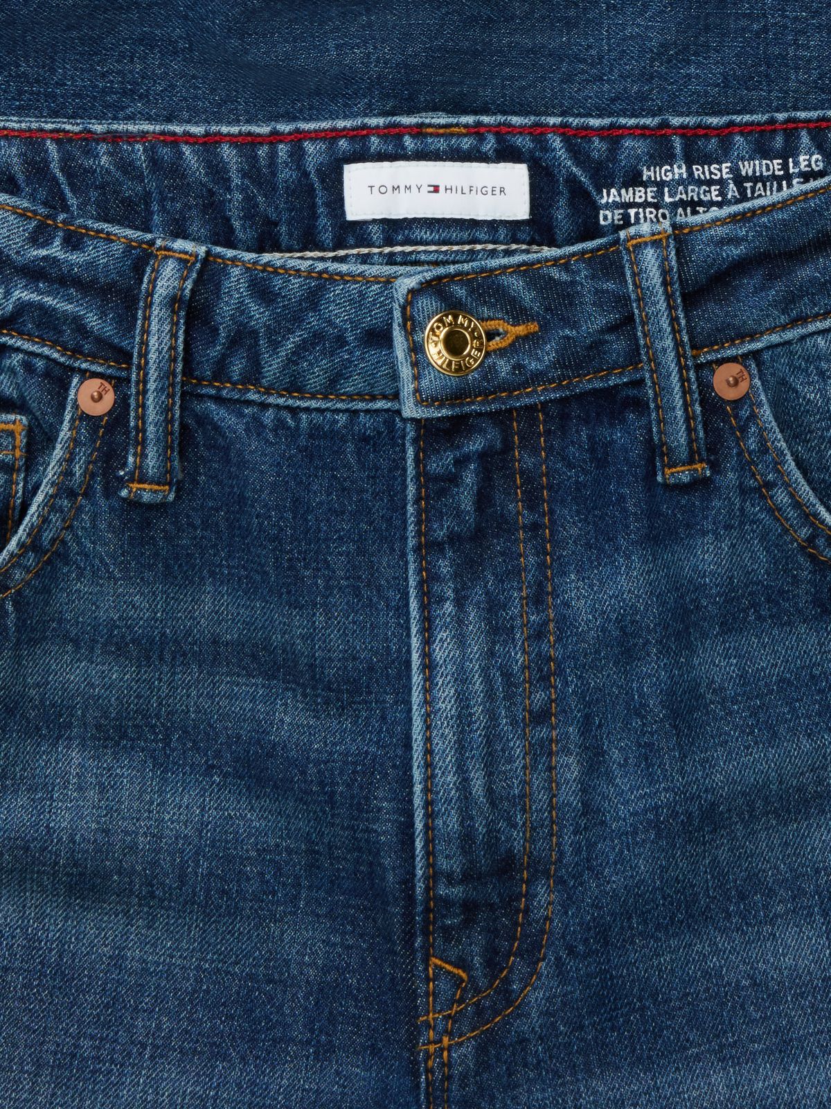 High-Rise Wide Leg Jean — Dark Wash