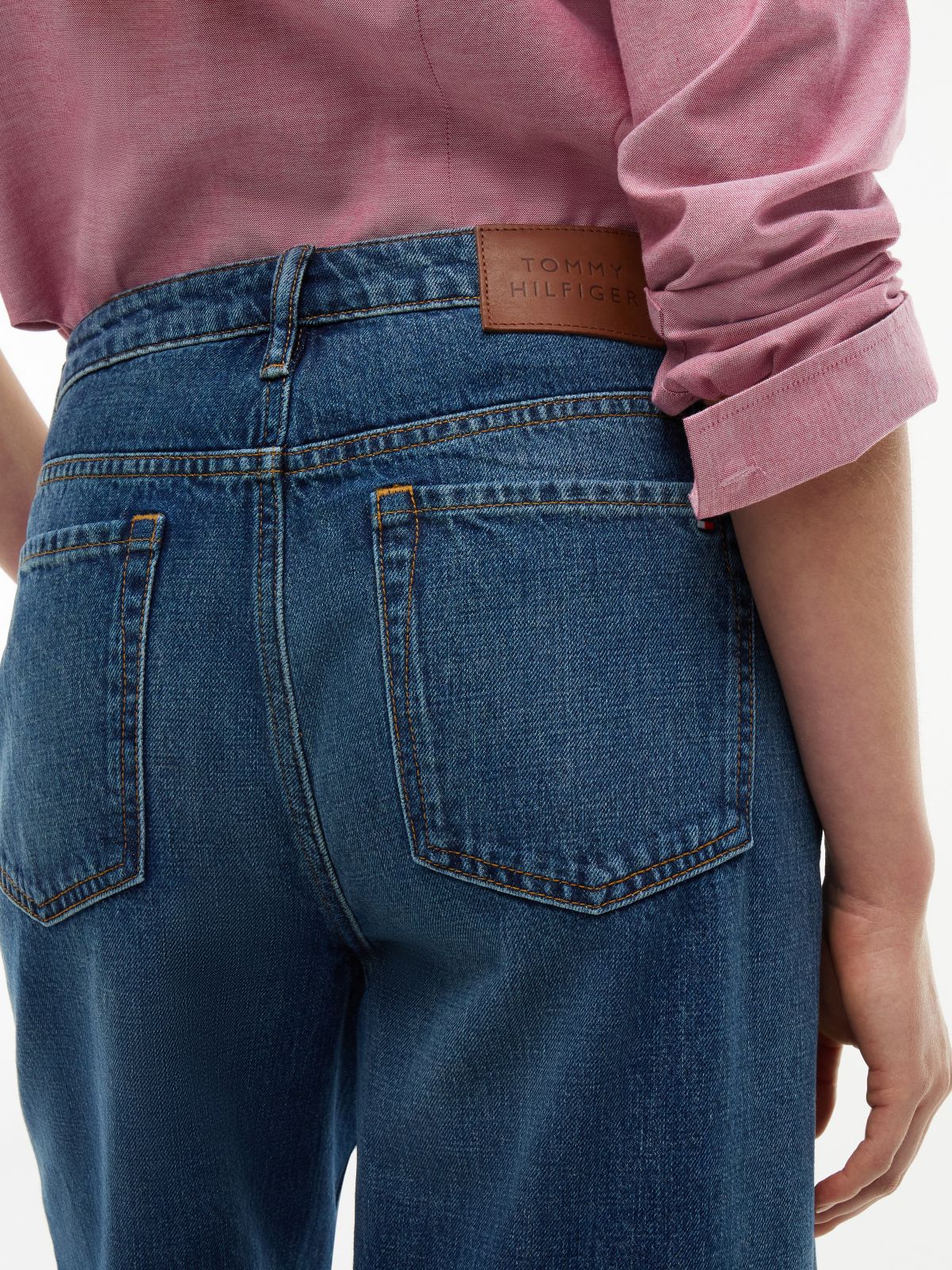 High-Rise Wide Leg Jean — Dark Wash
