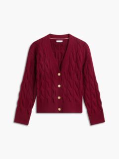 TH Soft Touch Cable Knit Cardigan — Plum Glaze 5