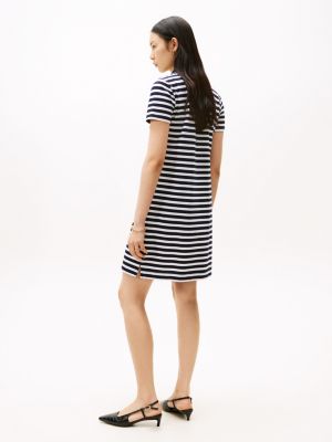 black and blue striped dress Nautical Stripes Midi Dress - Navy and White (FINAL SALE), Medium | Hazel and Olive
