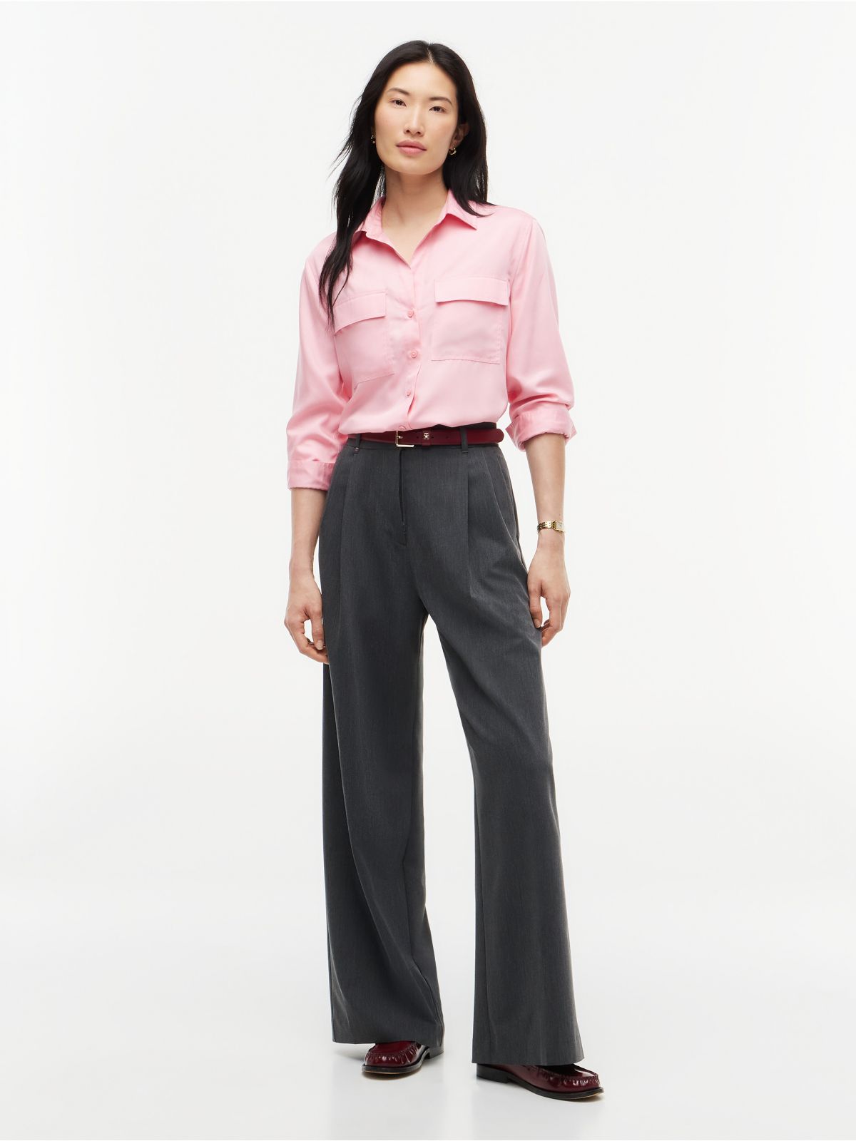 Lightweight Utility Shirt — Iced Rose