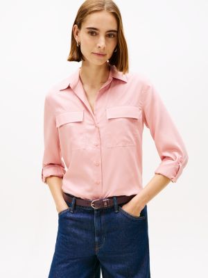 Lightweight Utility Shirt, Elegant Pink