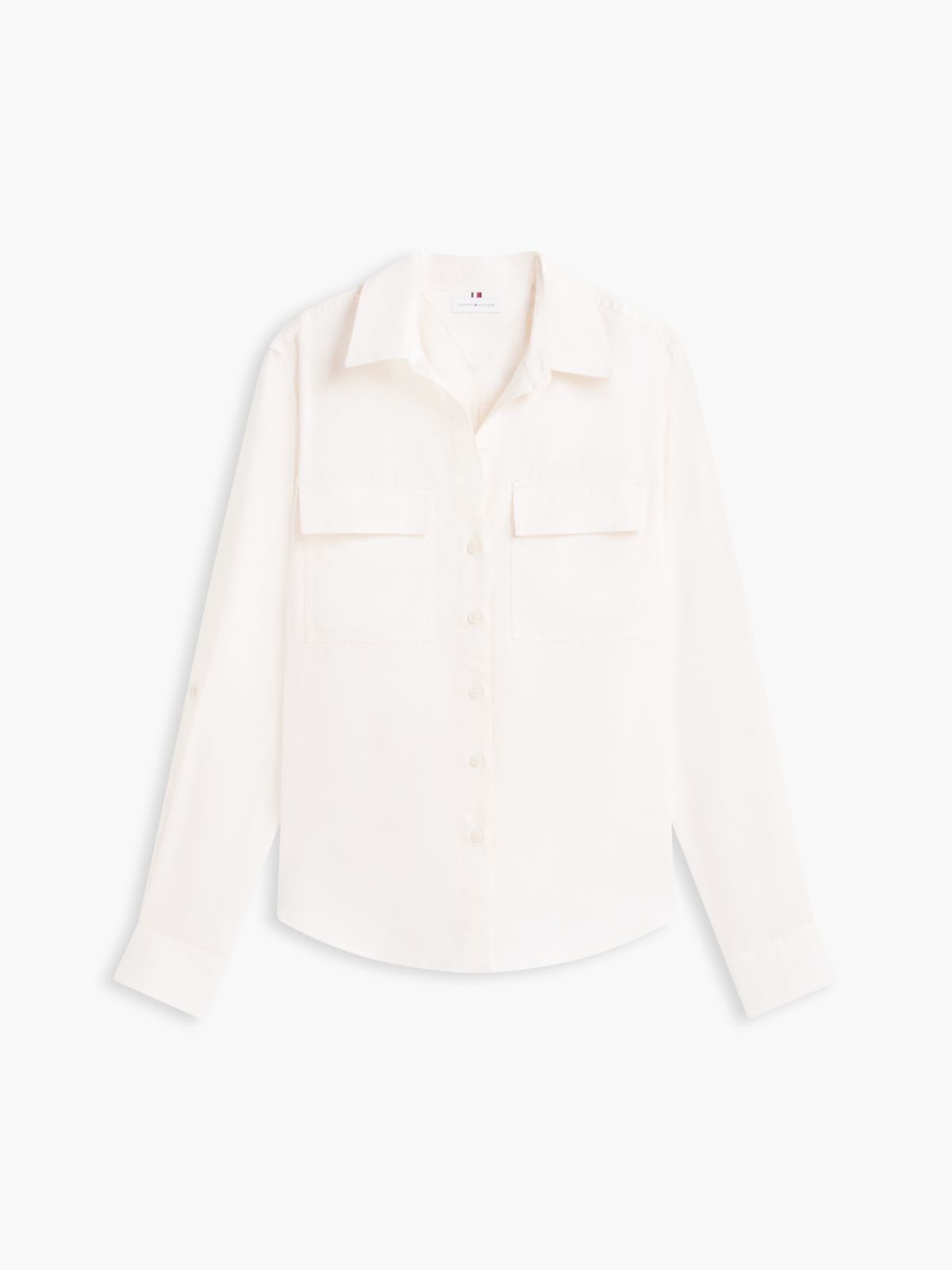 Lightweight Utility Shirt — Ivory Silk