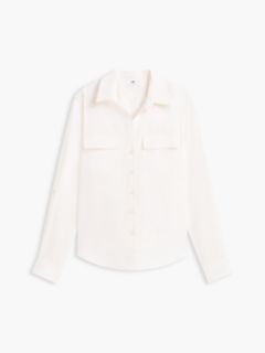 Lightweight Utility Shirt — Ivory Silk 5