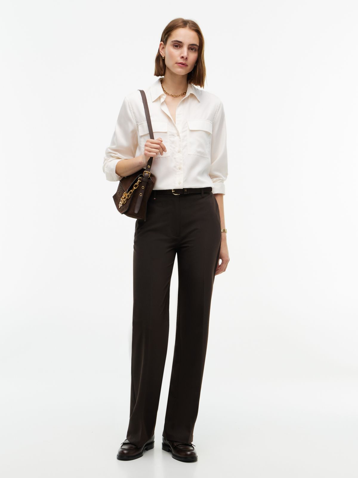 Lightweight Utility Shirt — Ivory Silk