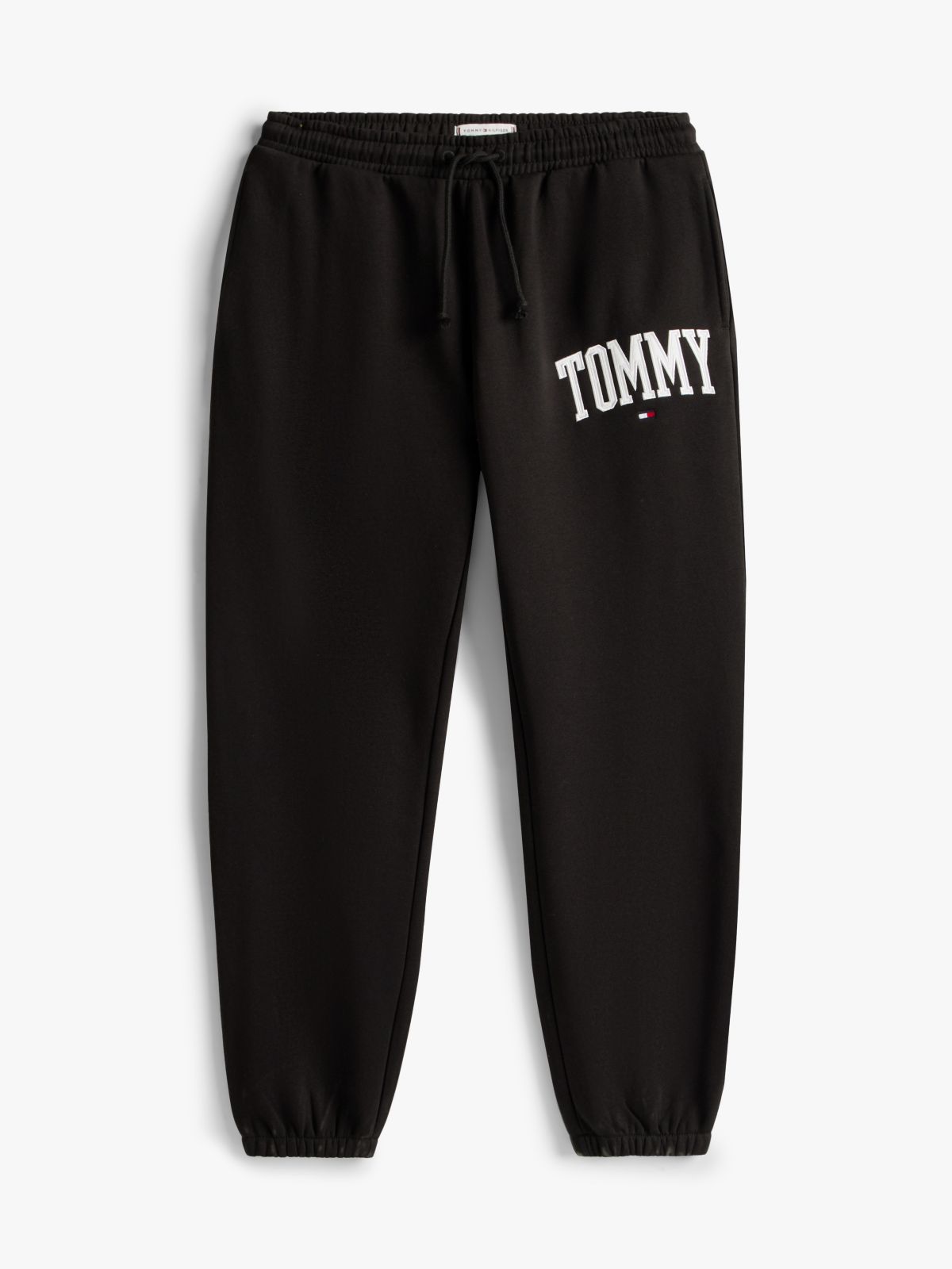 Varsity Tommy Logo Sweatpant — Black