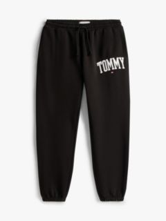 Varsity Tommy Logo Sweatpant — Black 5