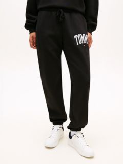 Varsity Tommy Logo Sweatpant — Black 1
