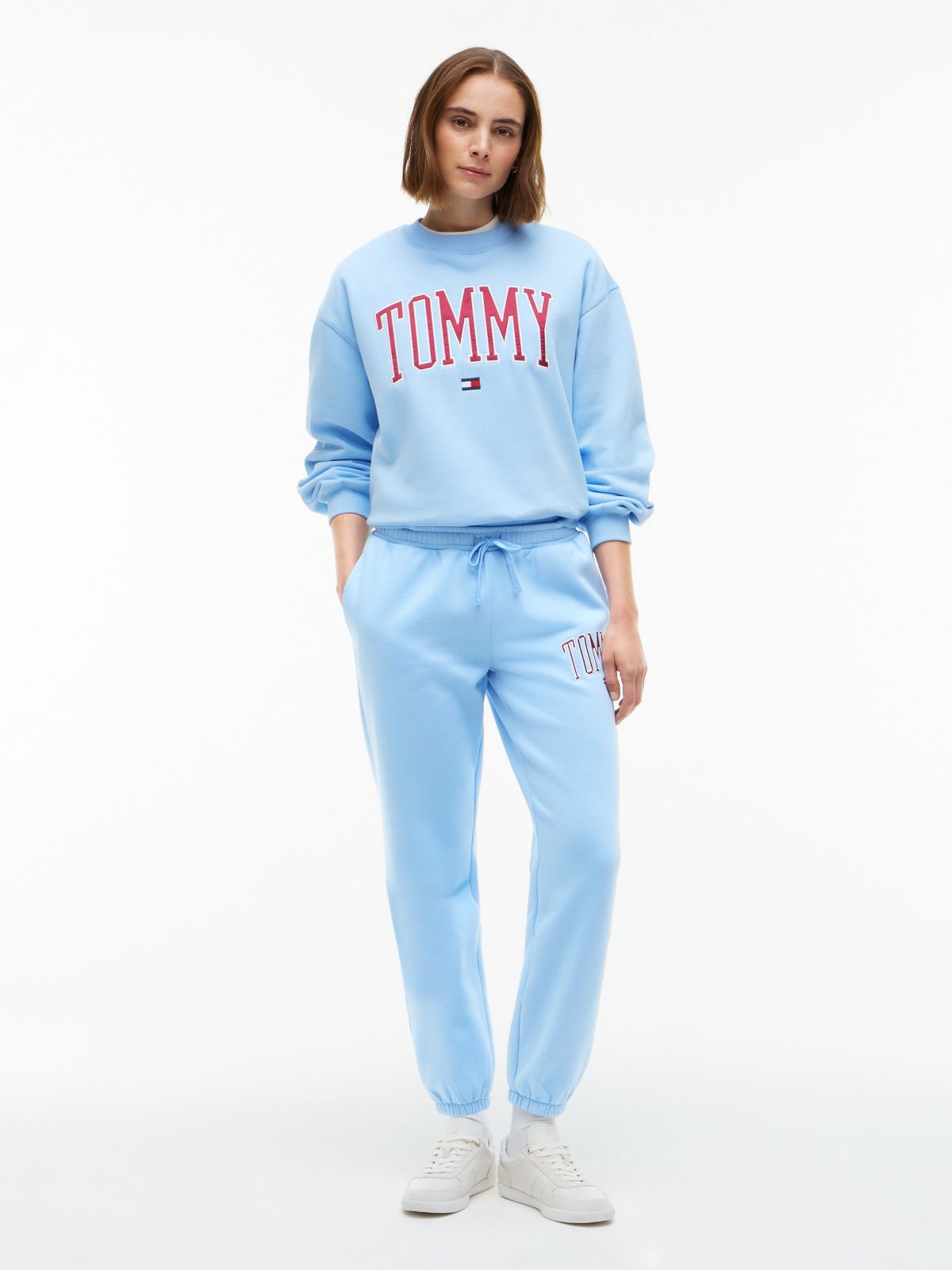 Varsity Tommy Logo Sweatpant — Vessel Blue