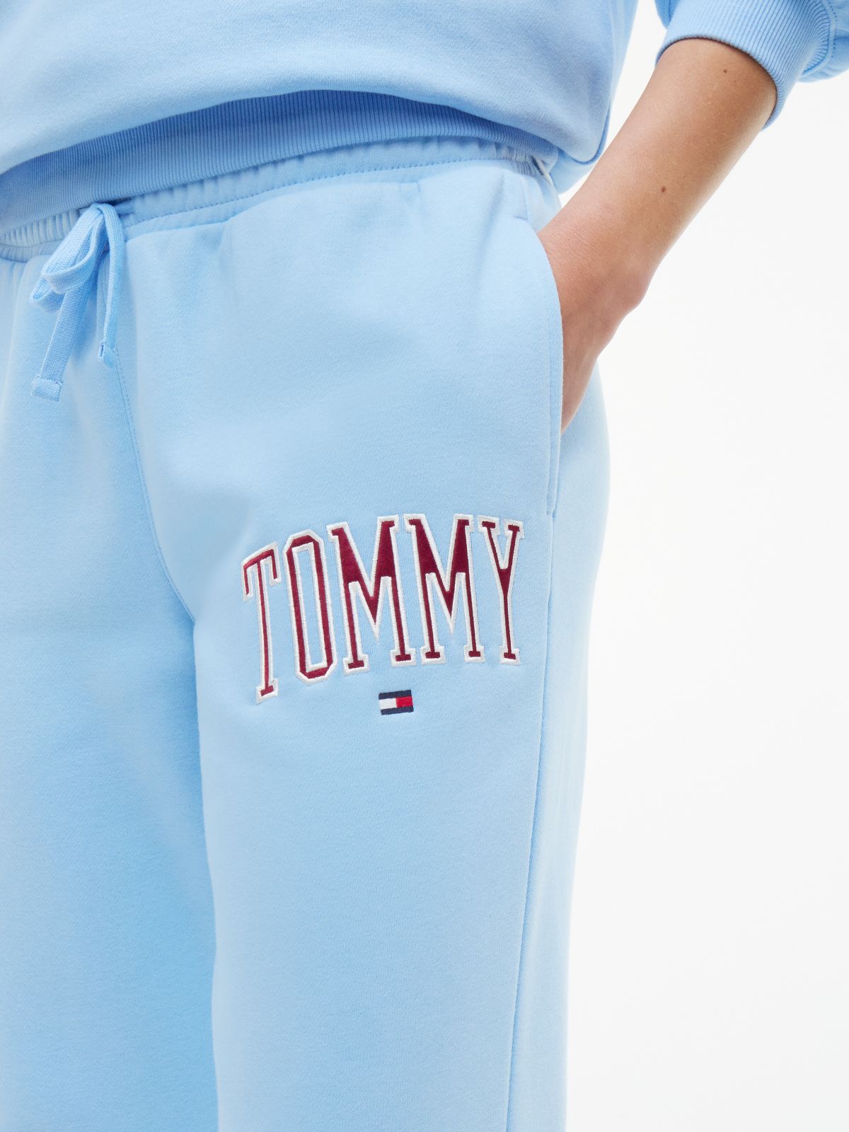 Varsity Tommy Logo Sweatpant — Vessel Blue