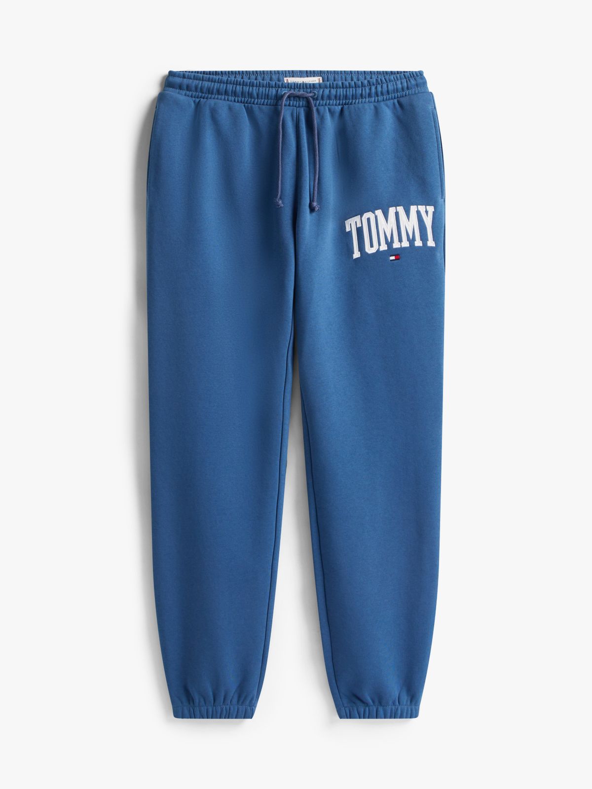 Varsity Tommy Logo Sweatpant — Fossil Blue