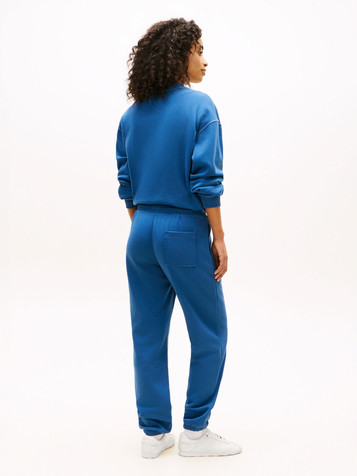 Varsity Tommy Logo Sweatpant — Fossil Blue