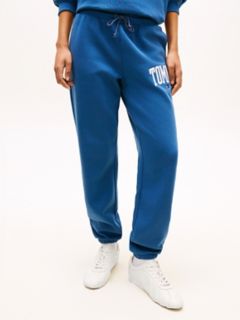 Varsity Tommy Logo Sweatpant — Fossil Blue 1
