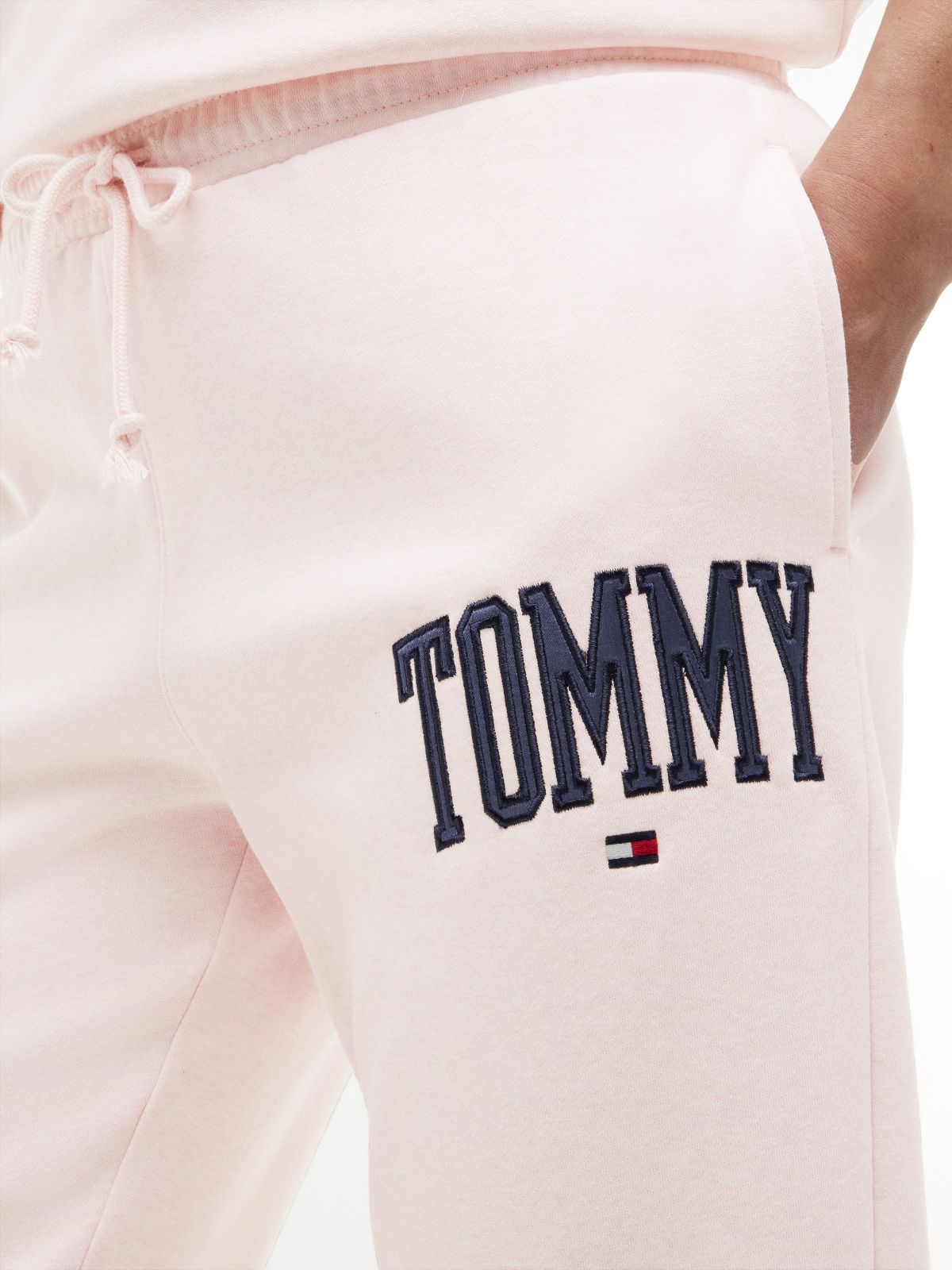 Varsity Tommy Logo Sweatpant — Pink Heather
