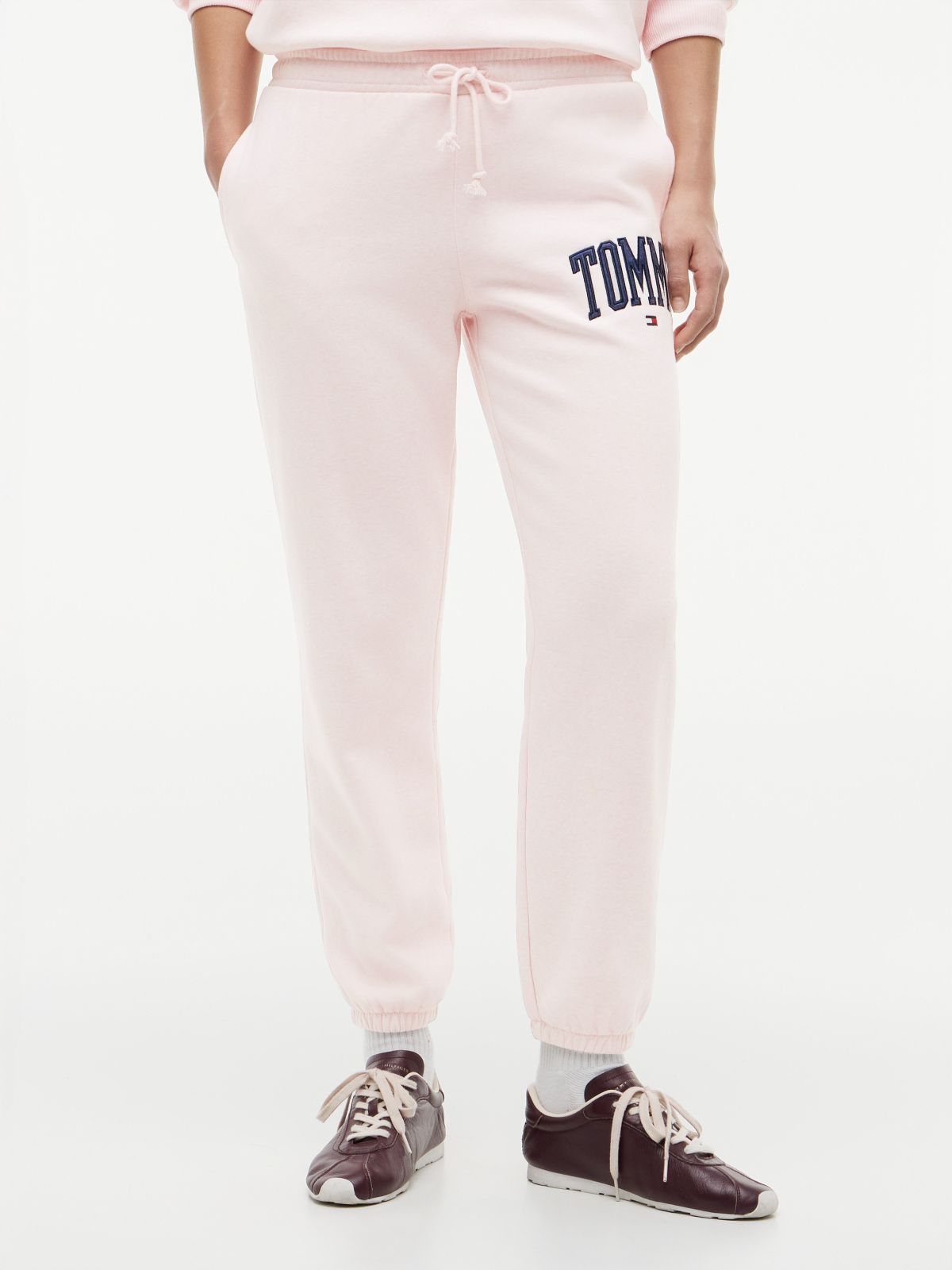 Varsity Tommy Logo Sweatpant — Pink Heather
