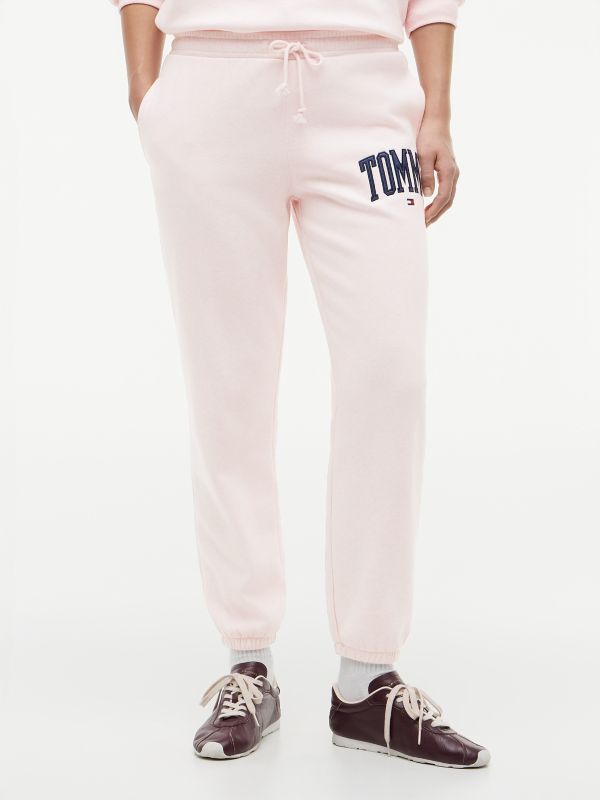 Varsity Tommy Logo Sweatpant — Pink Heather