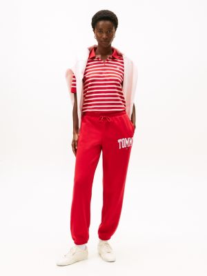 Varsity Tommy Logo Sweatpant, Primary Red
