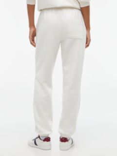Varsity Tommy Logo Sweatpant — Ivory 4